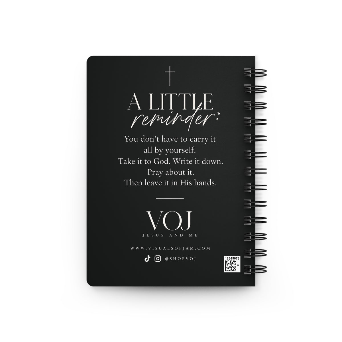 Faith Leopard Spiral Journal — "Have You Talked to God About It?" Christian Notebook