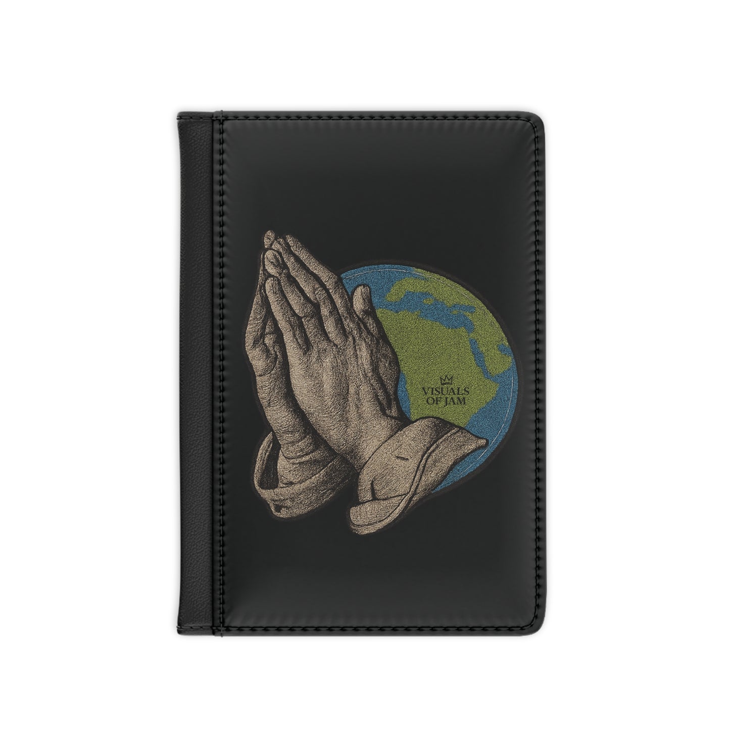 Worldly Prayers Passport Cover | Faith-Inspired Travel Accessory, Protective Holder for Passports & Cards